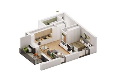 Apartament cu 2 camere în Confecții - 1