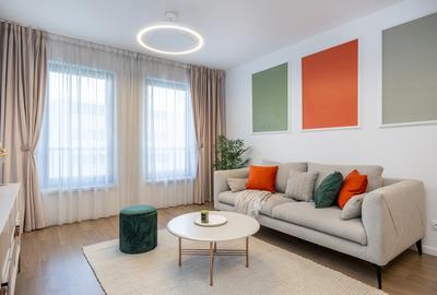 Apartament cu 2 camere semidecomandat, mobilat în Pipera - 2