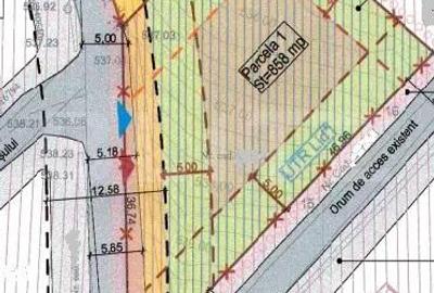 Teren intravilan 858 mp, Puz aprobat, gata de autorizare, Faget - 1