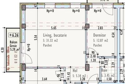 Apartament cu 3 camere decomandat în Aeroport - 5