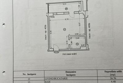 Garsonieră decomandată, mobilată în Nord - 19