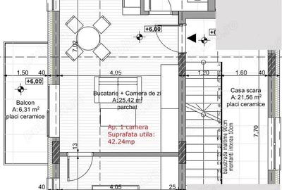 Apartament cu 2 camere semidecomandat în Vest - 1