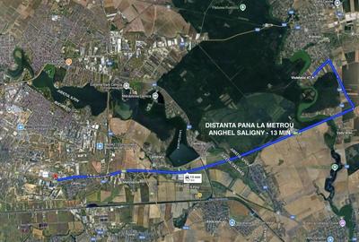 Teren agricol intravilan de 3150 mp, în Brănești - 2