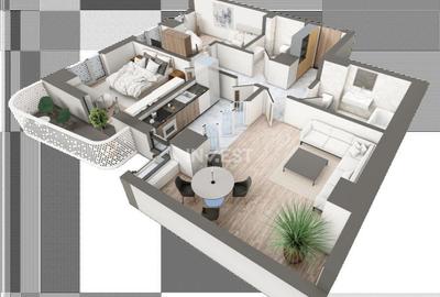 Apartament cu 3 camere decomandat în Galata - 13