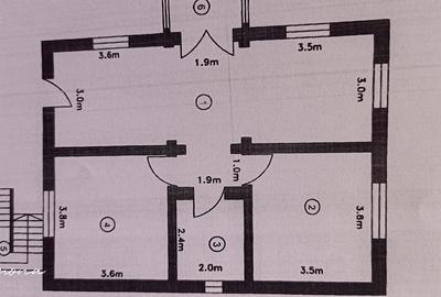 Casă cu 3 camere cu Teren 830 Mp în Central - 4