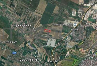 Dragomiresti Valea - Langa Centura, teren 15.600 mp, 35E/mp - 2