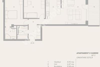 De vanzare apartament 3 camere 2 bai in SIBIU - 2