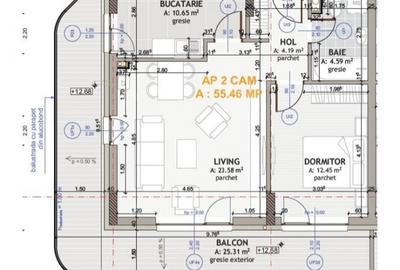 Apartament zona centrala Floresti - 1