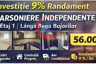 Apartament cu 2 camere în Șagului