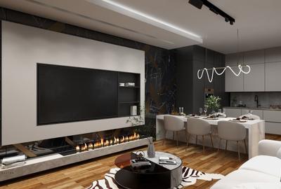 Apartament cu 3 camere, mobilat în Micălaca