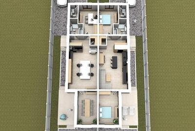 Duplex cu 3 camere cu Teren 250 Mp în Moșnița Nouă - 2