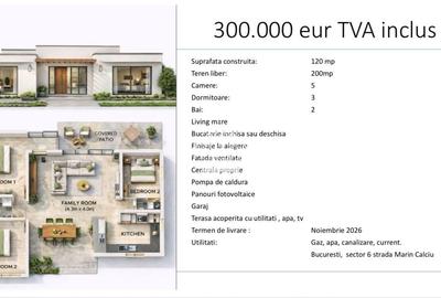 Casă modernă la parter, situată în București - Zona Giulesti - 1