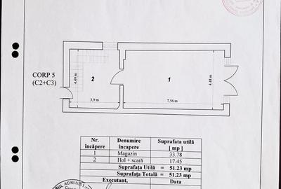 Spațiu comercial, de 51 mp, în 13 Septembrie - 6