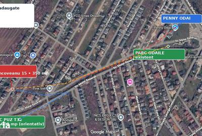 Teren de 350 mp, în Odăi