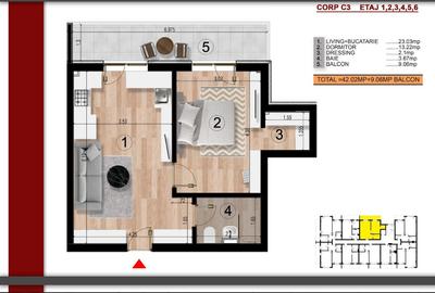 Apartament Tip Studio metrou Dimitrie Leonida - 6
