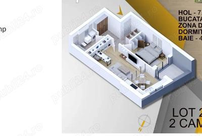 Apartament 2 camere - 102.000 Euro + TVA, ansamblu rezidential - Titan - Comision 0 - 1