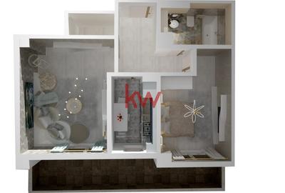 Apartament cu 2 camere decomandat în Frumoasa - 2