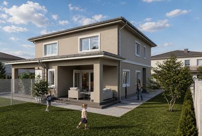 Duplex cu 4 camere cu Teren 270 Mp în Moșnița Nouă - 1