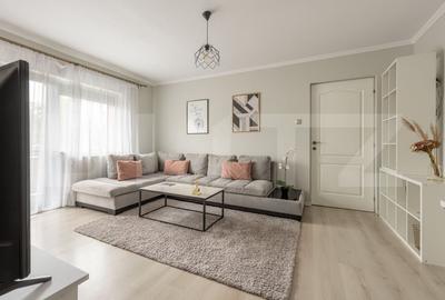 Apartament cochet de 2 camere, 54 mp + balcon,  Sud-Est, Marasti