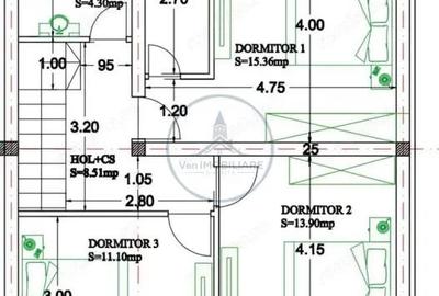 Casă cu 4 camere cu Teren 85 Mp în Central - 2