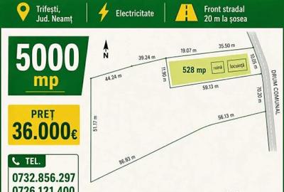 Teren în Trifești - 2