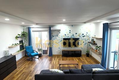 Apartament cu 3 camere decomandat, mobilat în Ștefăneștii de Jos