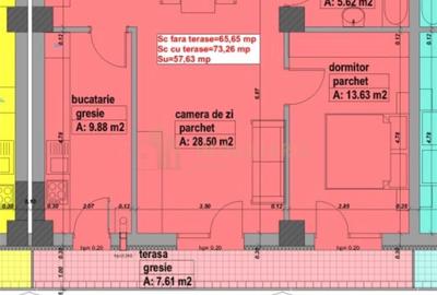 Apartament cu 2 camere în Republicii - 2