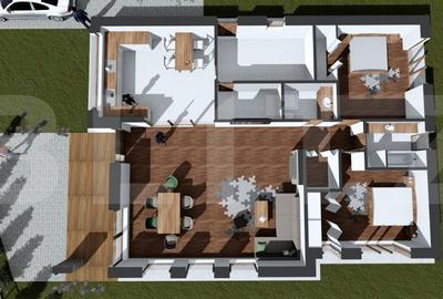 Casa individuala cu design modern JUCU KM 17, 125mp utili, 520mp teren! - 4