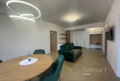 Apartament cu 2 camere semidecomandat, mobilat în Central