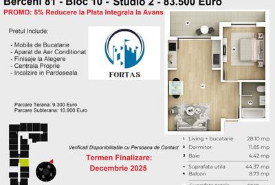 OFERTA CASH! Finalizare MAI 2026!AC si mobila bucatarie incluse!Prinde TVA 9% - 2