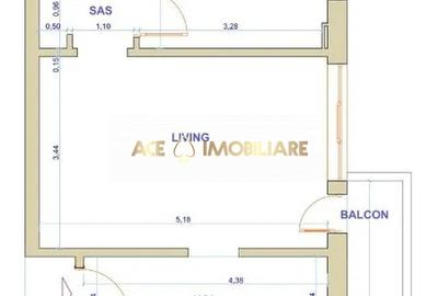 Apartament cu 2 camere semidecomandat, mobilat în 1 Mai - 15