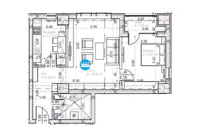 Apartament cu 2 camere decomandat în Aeroport - 2