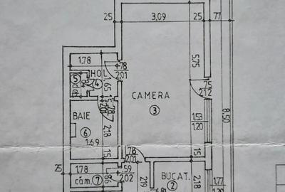 Inchiriez garsoniera dubla 47m zona Cina, mobilata ?i utilata - 1
