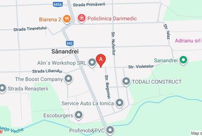 Teren cu autorizație construire 2 clădiri 19 apartamente Sanandrei - 1
