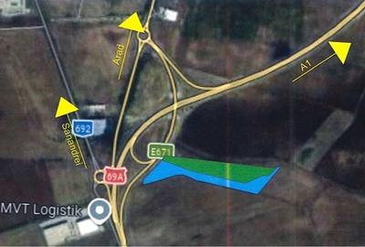 Teren de 54000 mp, în Aradului