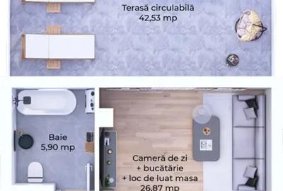 Garsonieră în Avantgarden - 2