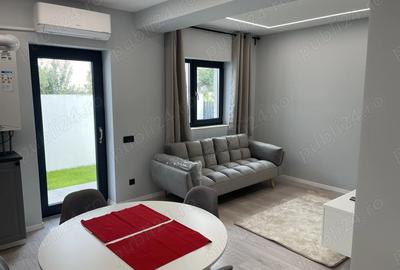 Apartament doua camere cu gradina de inchiriat odaile otopeni curte - 1