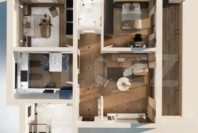 Apartament cu 3 camere decomandat în Central - 3