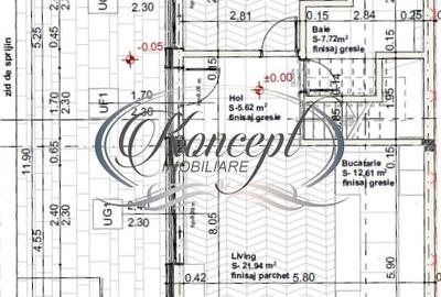 Duplex cu 5 camere cu Canalizare în Chinteni - 4