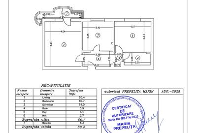 Apartament cu 2 camere decomandat, mobilat în Brâncoveanu - 11