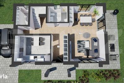 Casă cu 4 camere cu Teren 510 Mp în Florești