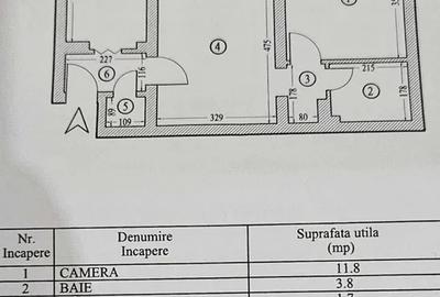 Apartament cu 2 camere semidecomandat în Tomis III - 4