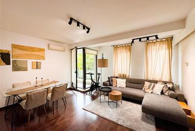 Apartament cu 3 camere semidecomandat, mobilat în Herăstrău