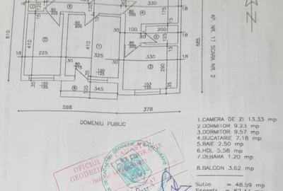 Apartament cu 3 camere decomandat în Cet - 1