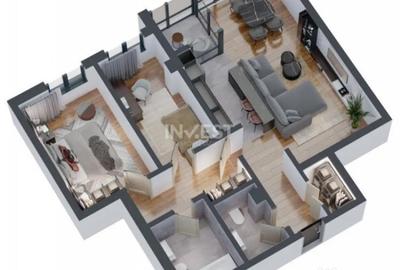 Apartament cu 3 camere decomandat în Dacia - 2