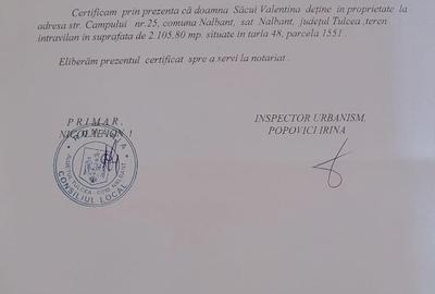 Teren Intravilan Nalbant Tulcea 2100mp - 2