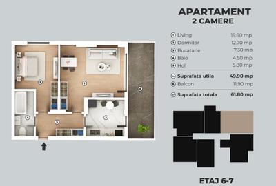 2 camere - Sector 4, Zona Metalurgiei - Turnu Magurele -- Carrefour Grand Arena