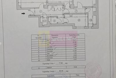 Apartament cu 3 camere decomandat în Unirii - 11