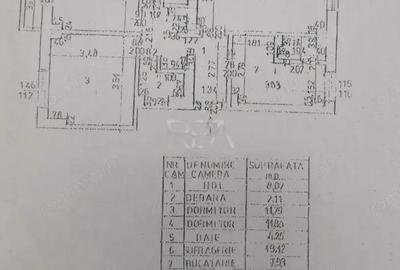Apartament cu 3 camere decomandat în Panduri - 11