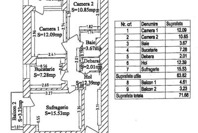 Apartament cu 3 camere decomandat în Militari - 10